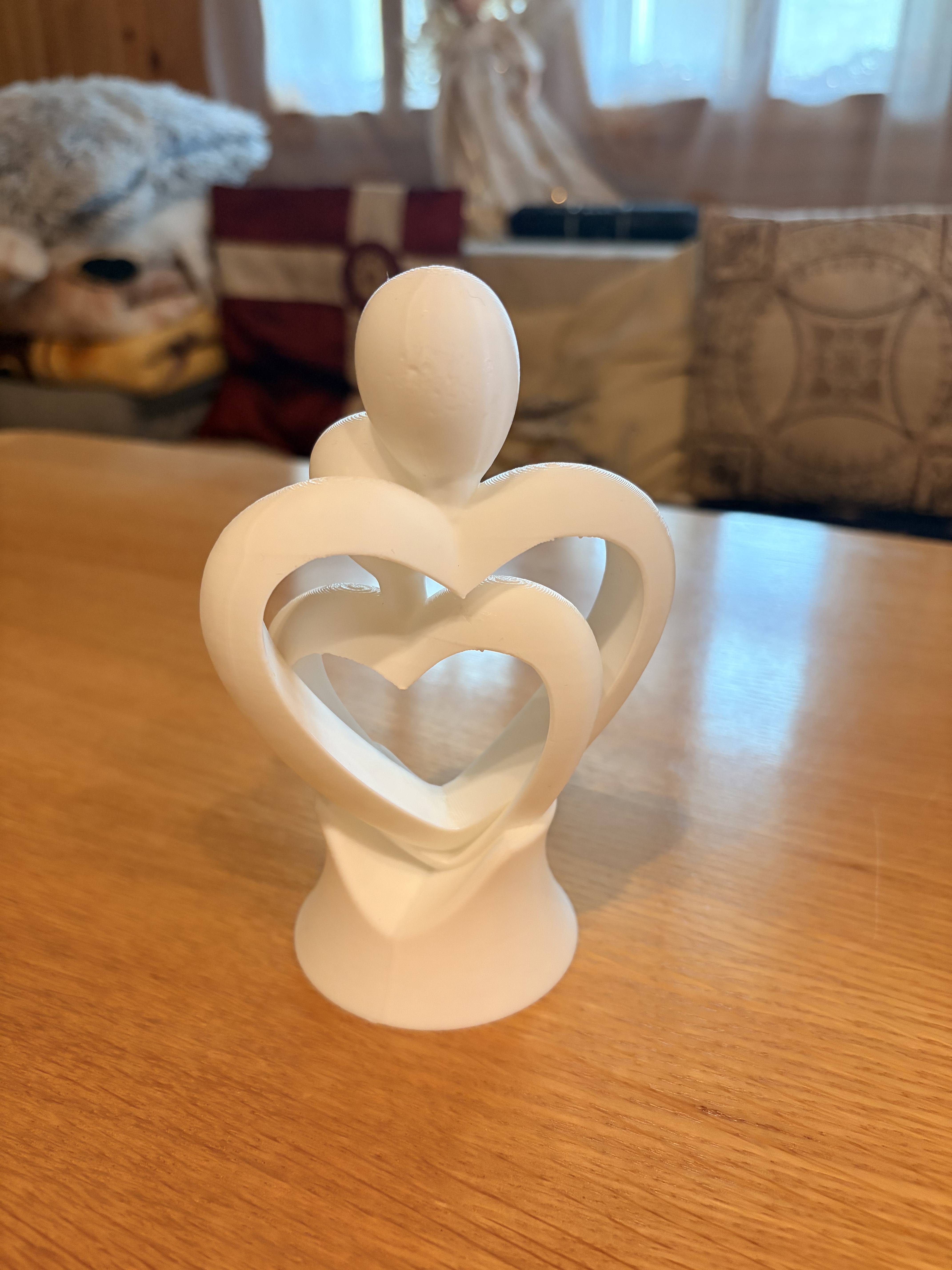 Figurină decorativă Familie cu Inimă – Simbolul Iubirii - imagine galerie