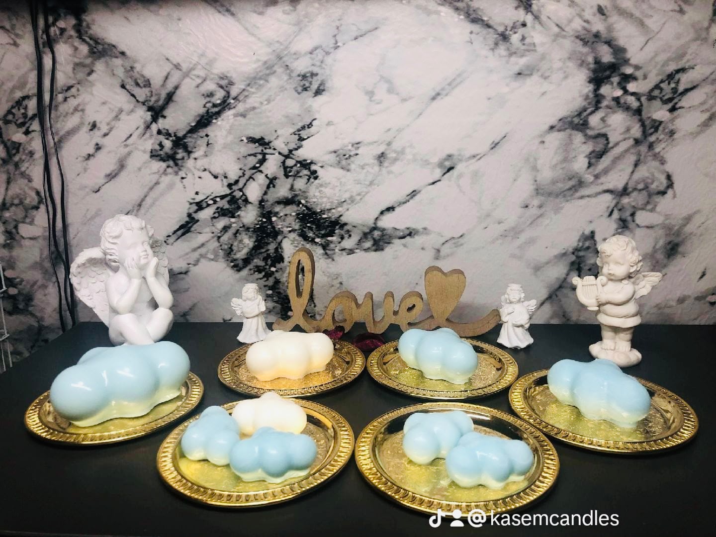 Lumânări Decorative „Norișori Pufoși” - imagine galerie