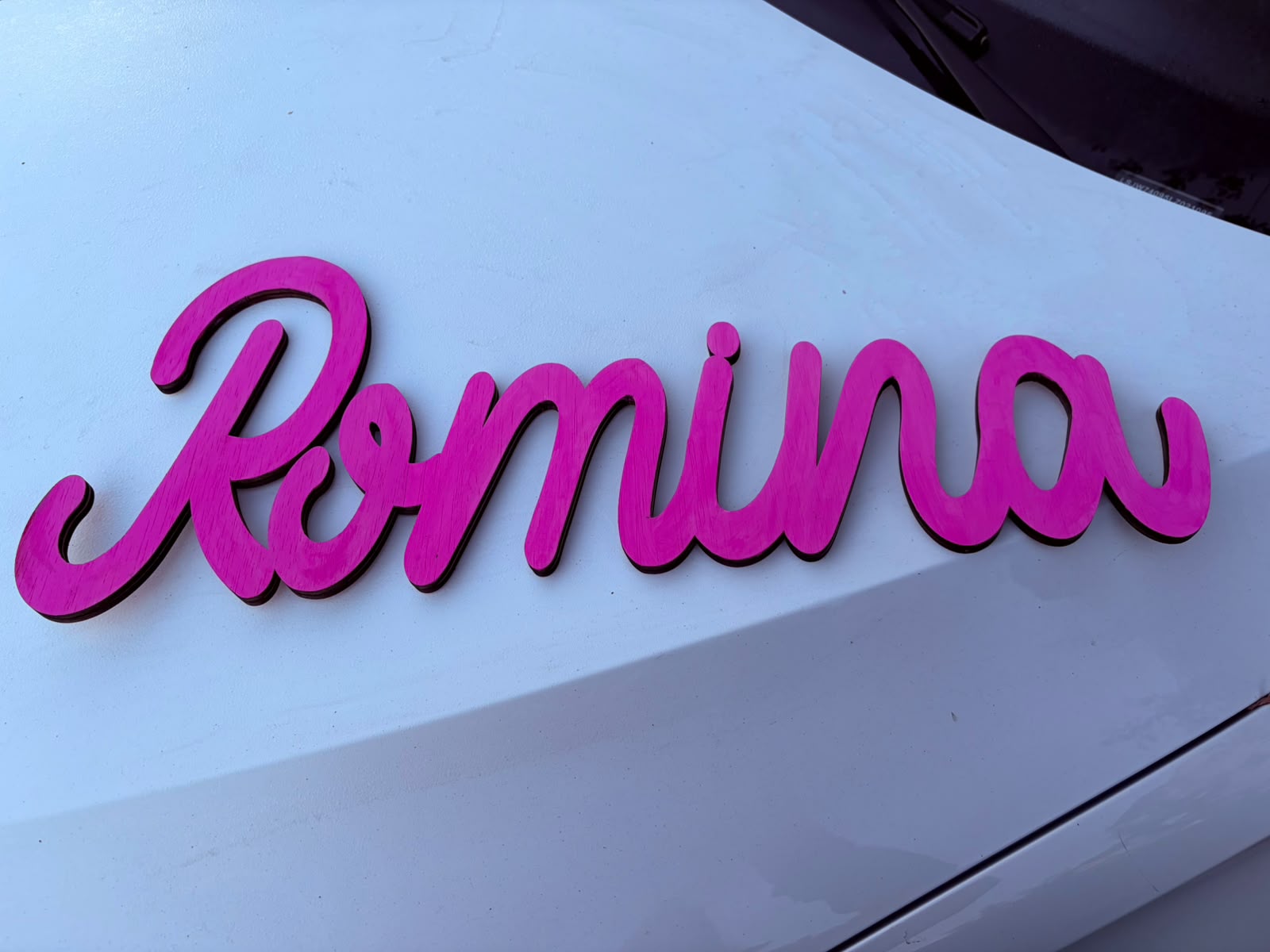 Nume volumetric personalizat de 60 cm - imagine galerie