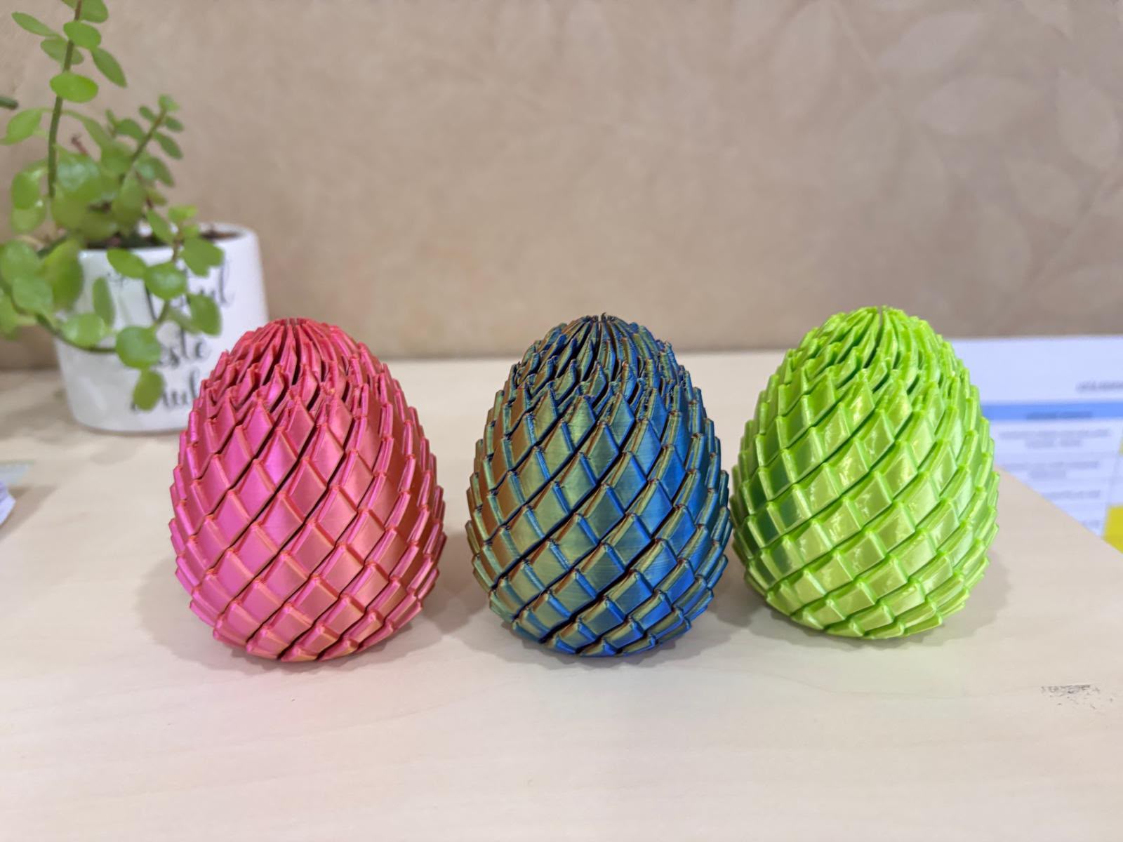 Fidget 3D Articulat – Design Solzi de Dragon (Jucărie Senzorială) - imagine galerie