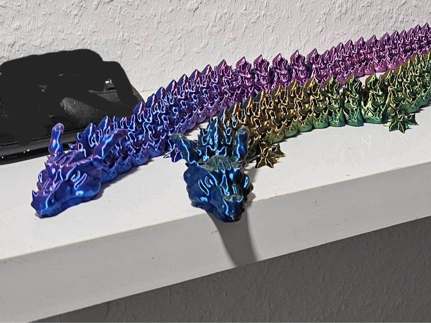 Dragon 3D articulat și flexibil – Jucărie anti-stres (fidget toy) și obiect decorativ - imagine galerie