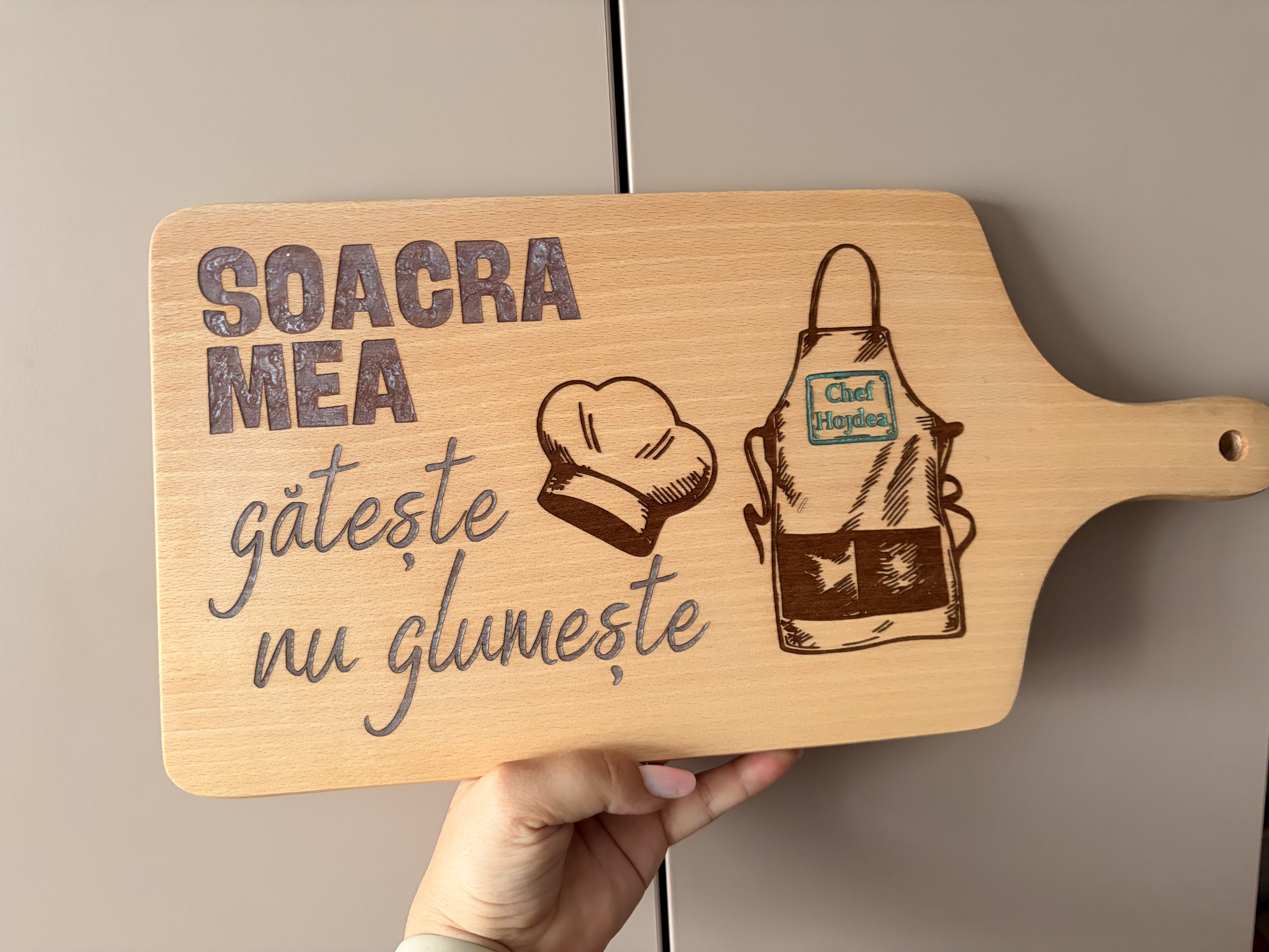 Tocător din lemn personalizat – Cadoul perfect pentru pasionații de gătit - imagine galerie