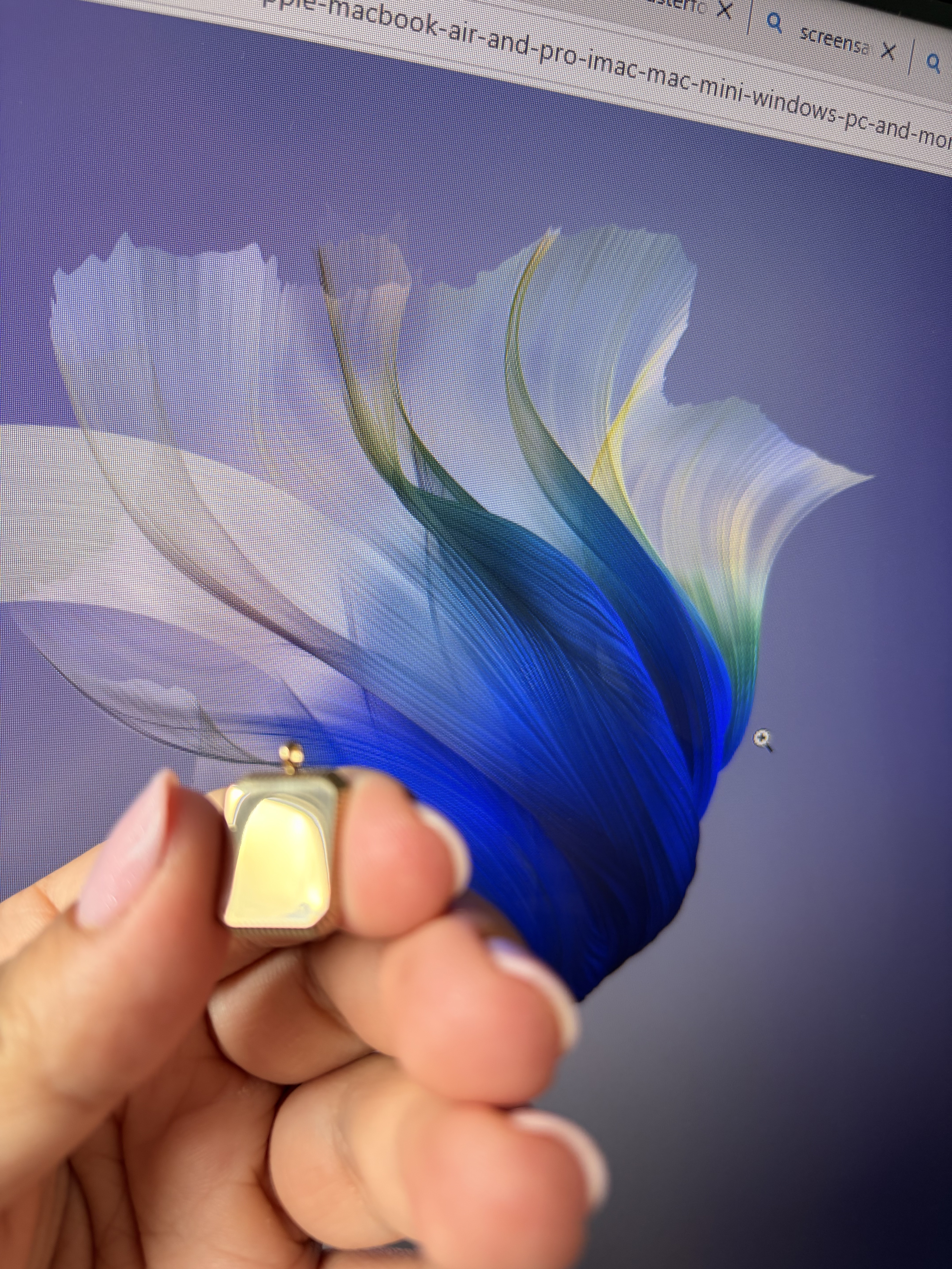 Colier personalizat dreptunghiular cu margini texturate – Gravură laser - imagine galerie