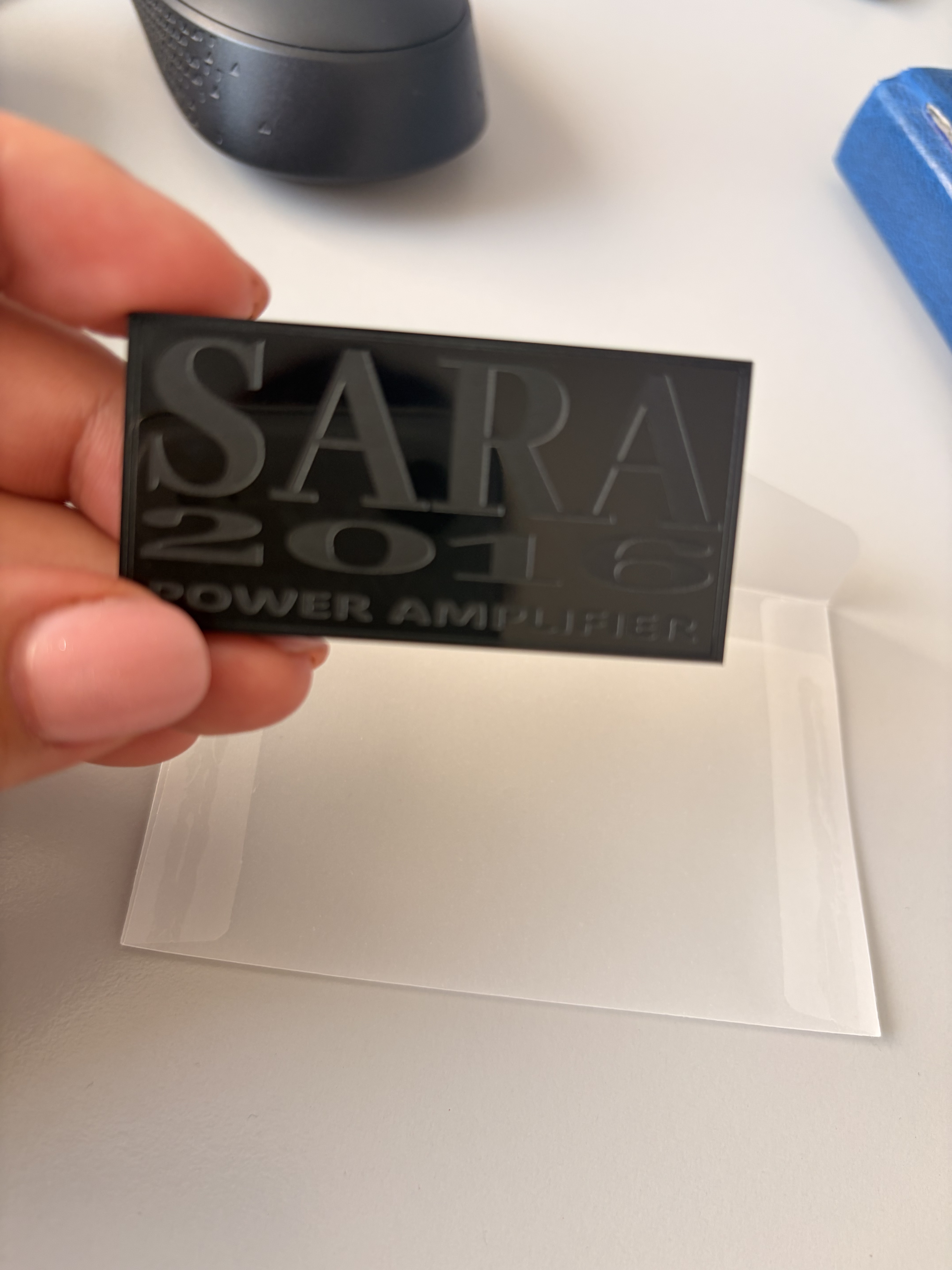 Etichetă / Logo personalizat din acril - imagine galerie