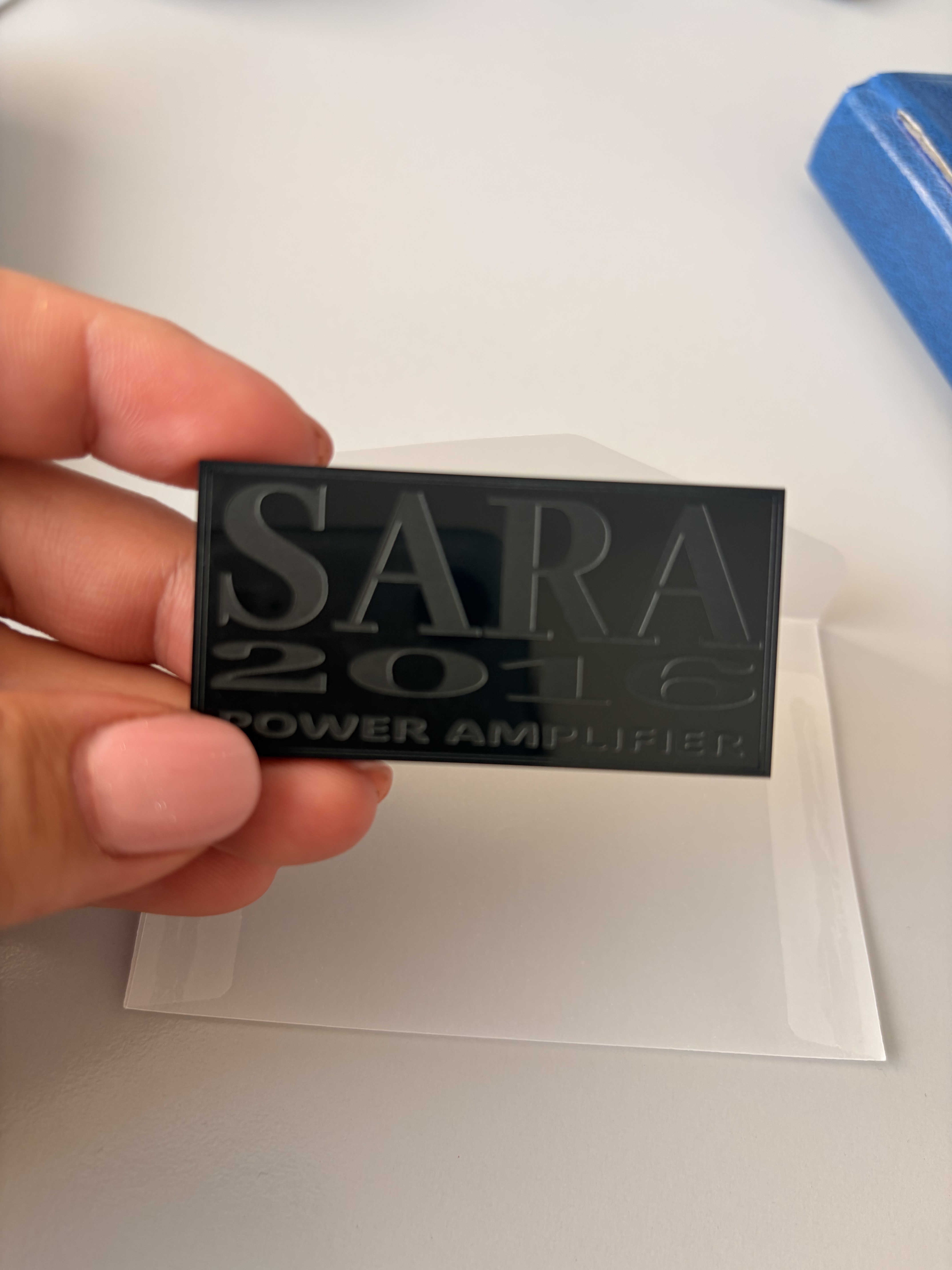 Etichetă / Logo personalizat din acril - imagine galerie