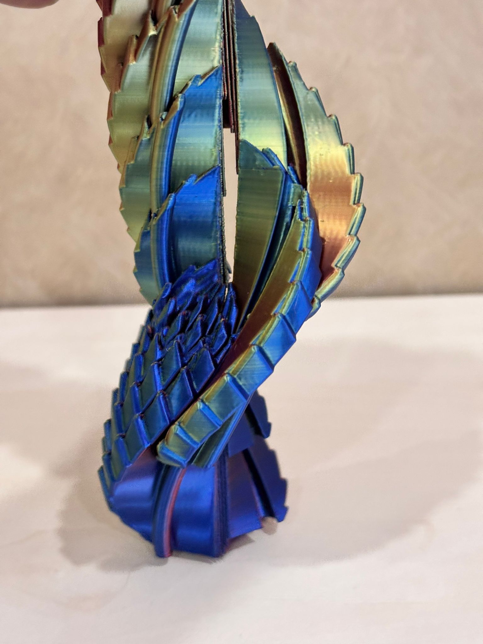 Fidget 3D Articulat – Design Solzi de Dragon (Jucărie Senzorială) - imagine galerie
