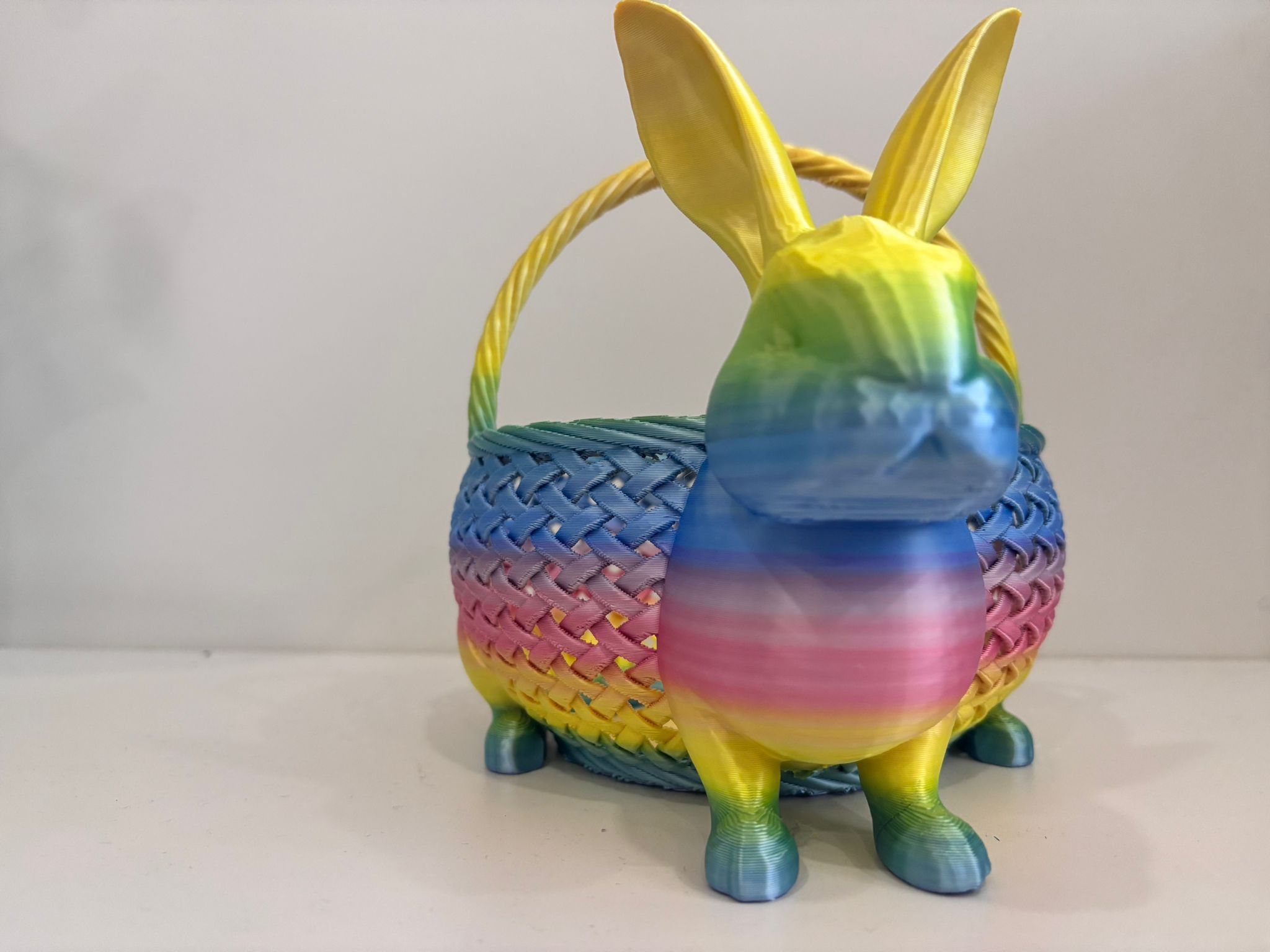 Coșuleț 3D Decorativ în Formă de Iepuraș – Accesorii Paște / Cadouri - imagine galerie