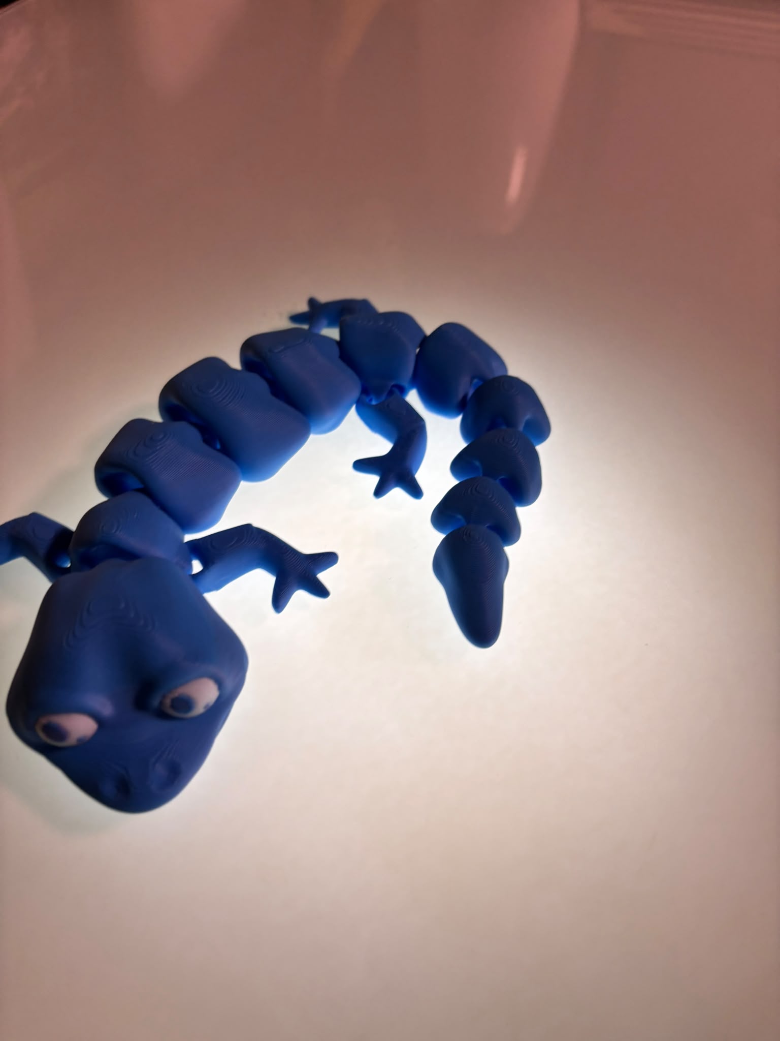 Șopârlă articulată 3D - Jucărie senzorială / Fidget Toy - imagine galerie