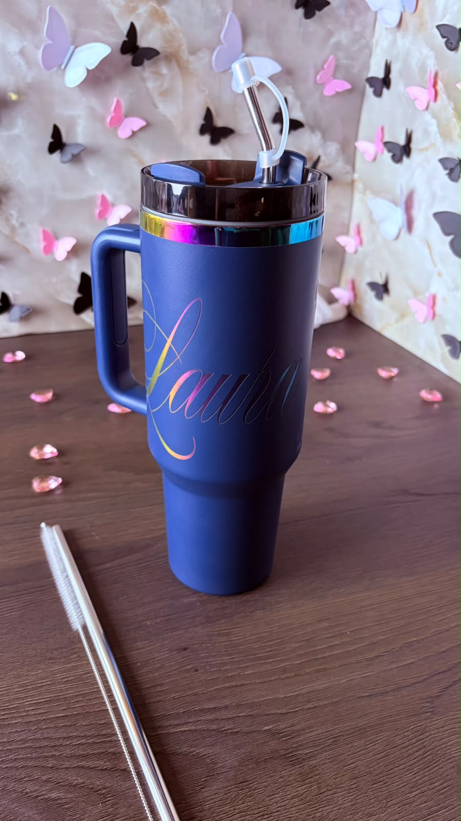 Cană termică / Termos personalizat cu mâner – Diverse culori și modele - imagine galerie