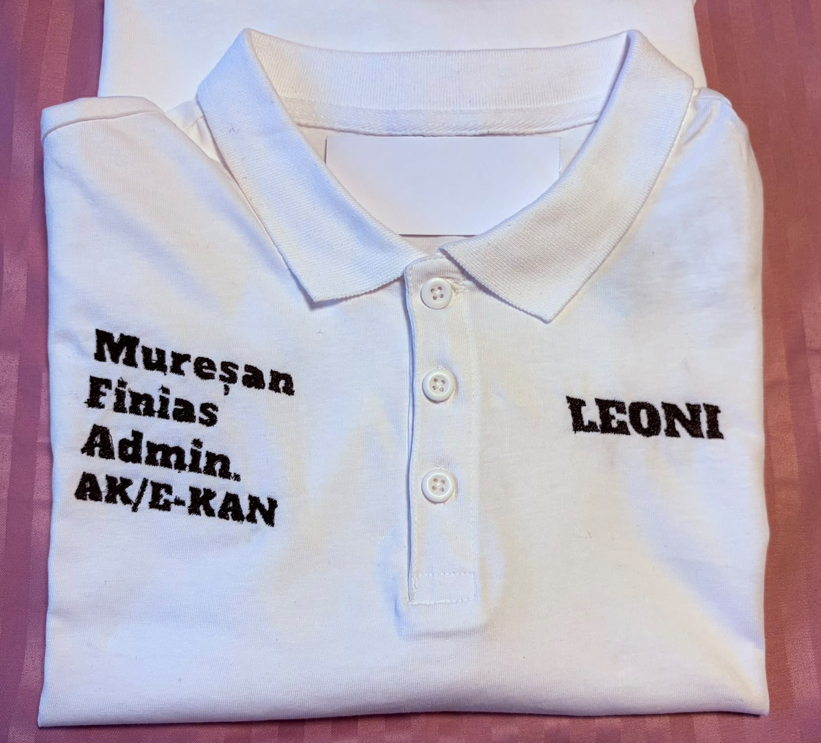 Tricou polo / Bluză personalizată prin broderie – Uniformă corporate sau cadou unic - imagine galerie