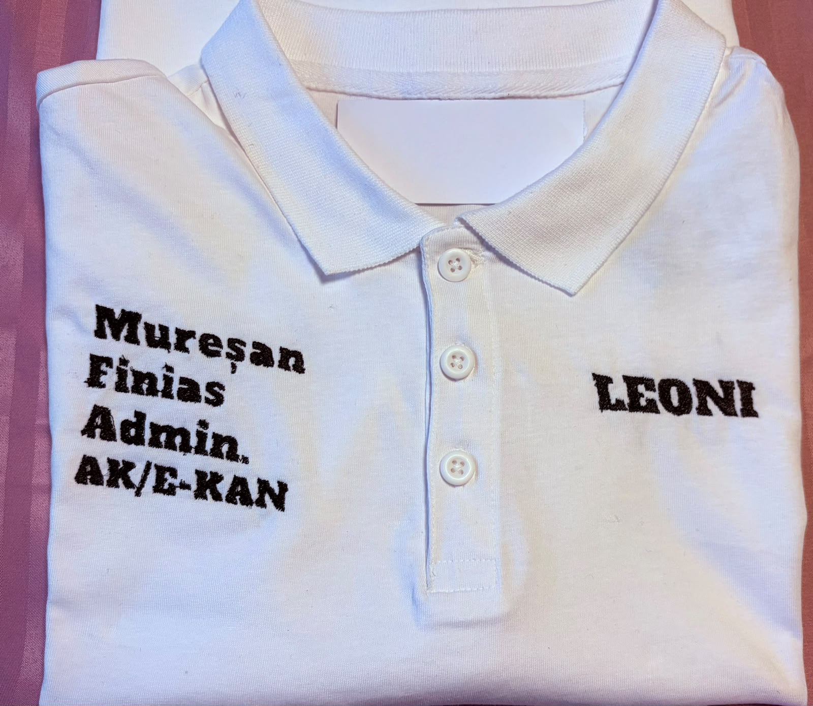 Tricou polo / Bluză personalizată prin broderie – Uniformă corporate sau cadou unic - imagine galerie