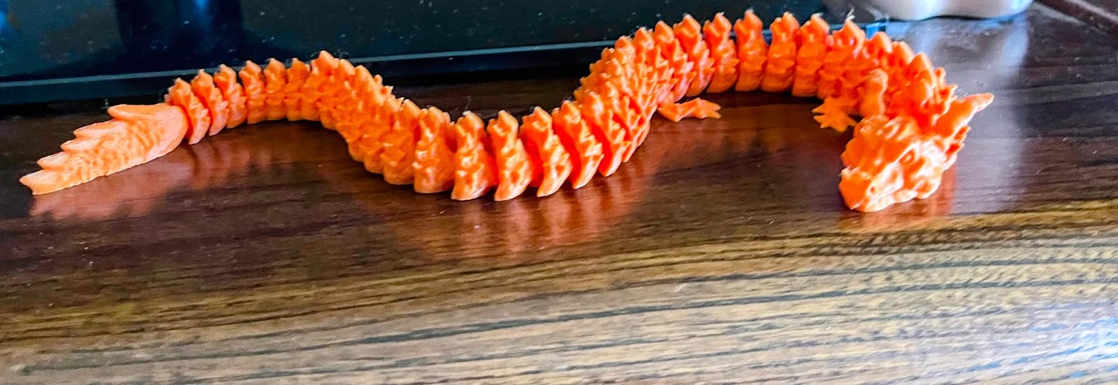 Dragon 3D articulat și flexibil – Jucărie anti-stres (fidget toy) și obiect decorativ - imagine galerie