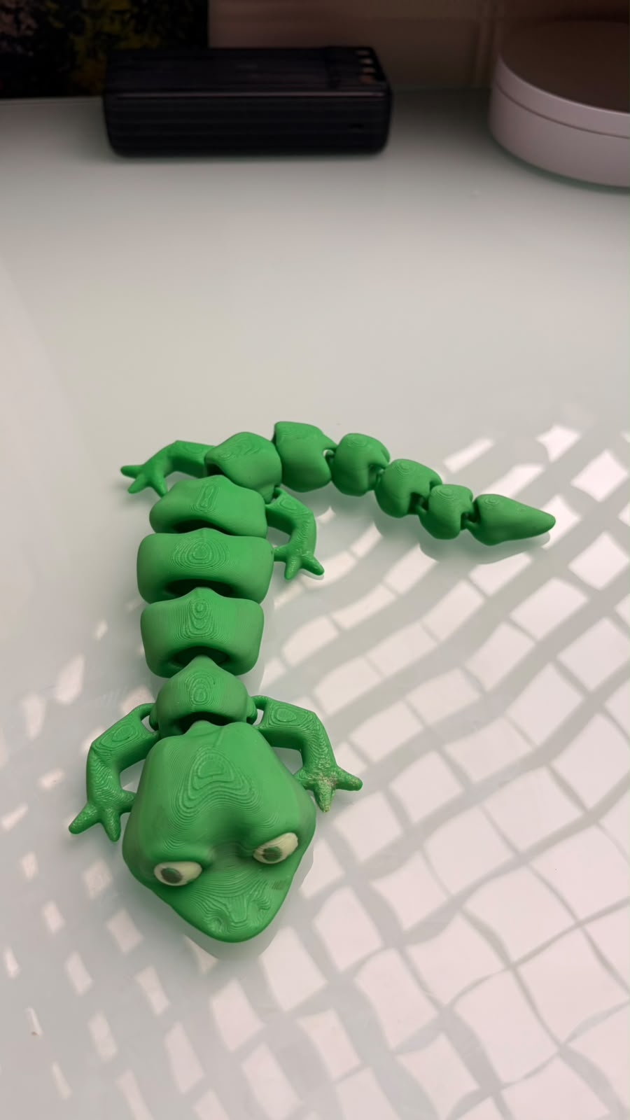 Șopârlă articulată 3D - Jucărie senzorială / Fidget Toy - imagine galerie