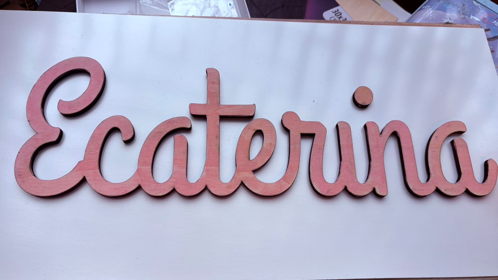 Nume volumetric personalizat de 60 cm - imagine galerie