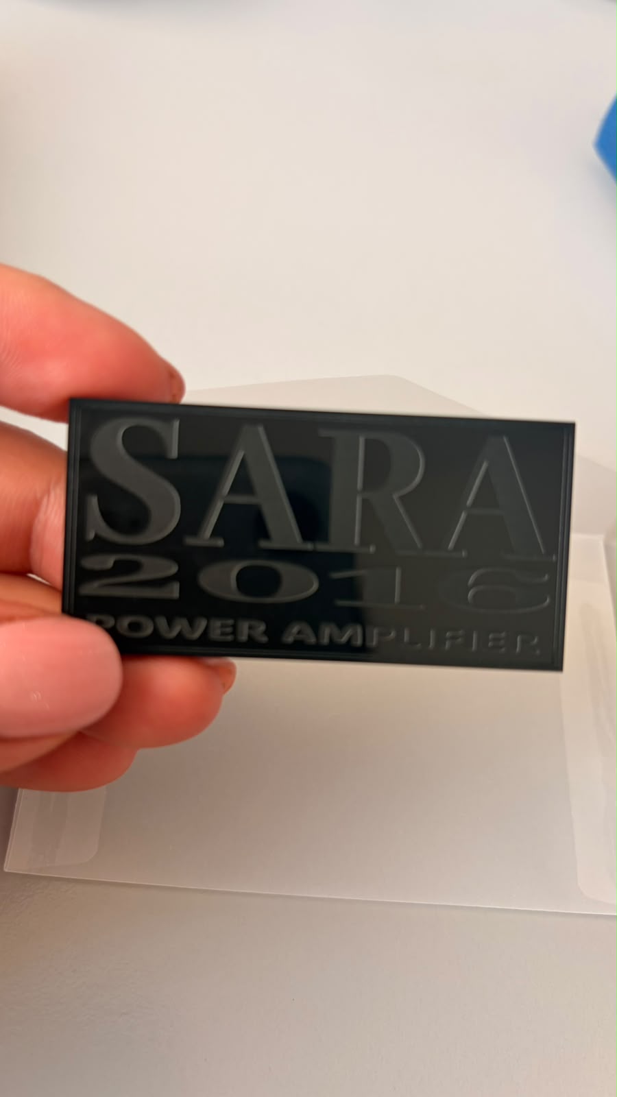 Etichetă / Logo personalizat din acril - imagine galerie