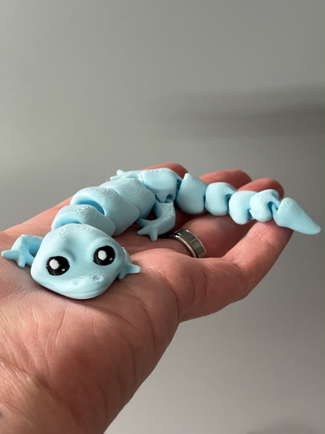 Șopârlă articulată 3D - Jucărie senzorială / Fidget Toy - imagine galerie