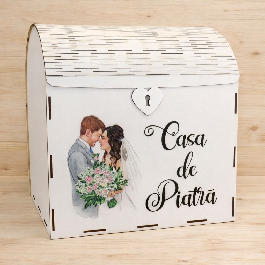 Cutie (Casa )de Dar Personalizate pentru Nuntă și Botez – Kasem Studio - imagine galerie