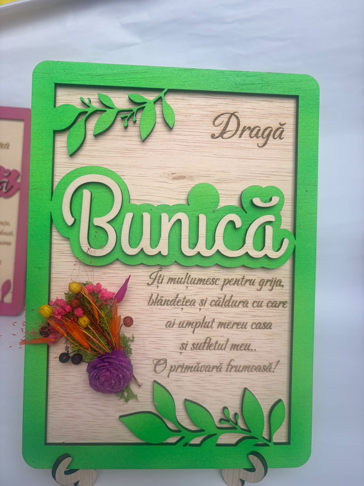 Cadouri Personalizate și Plachete Decorative cu Flori Stabilizate - imagine galerie