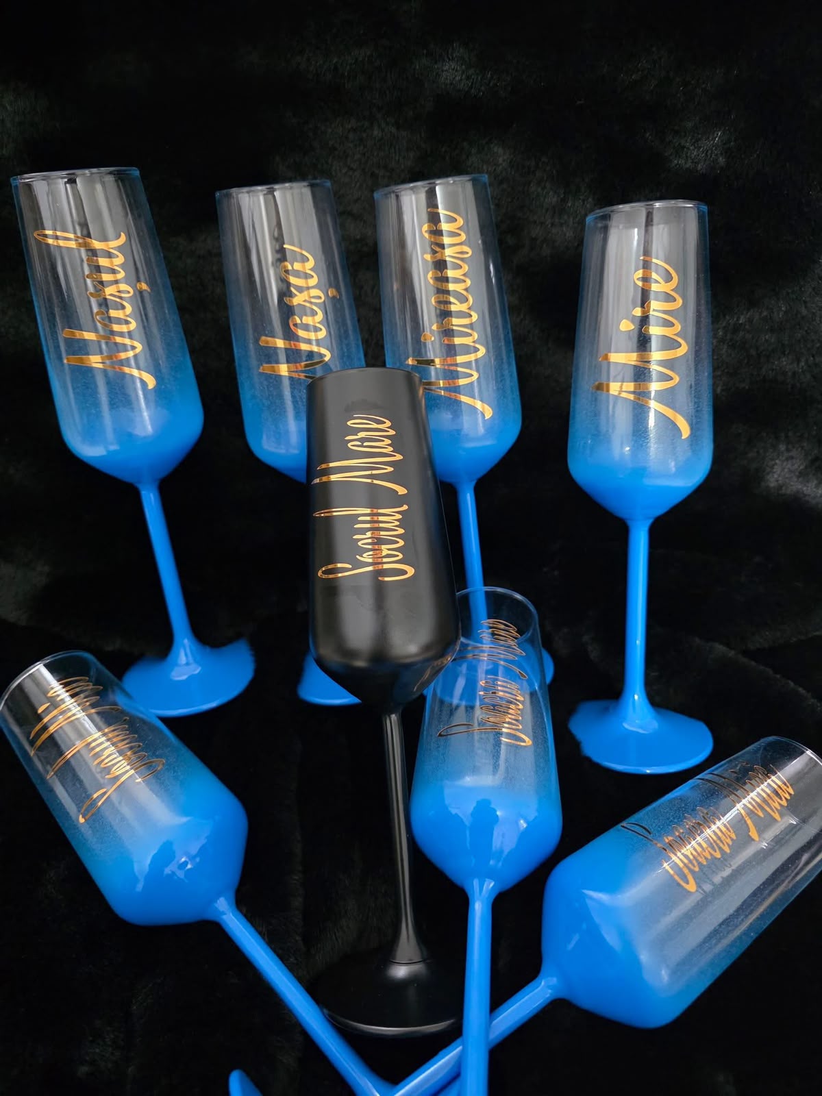 Set Pahare Personalizate Nuntă – Miri și Nași - imagine galerie