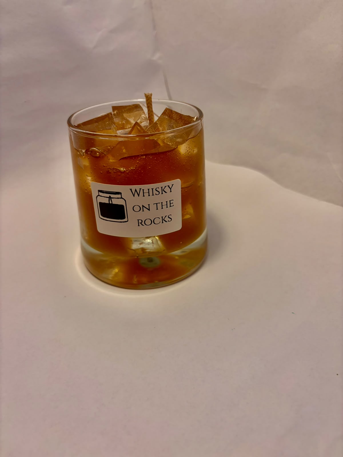 Lumânare Parfumată artizanală „Whisky on the Rocks” - imagine galerie