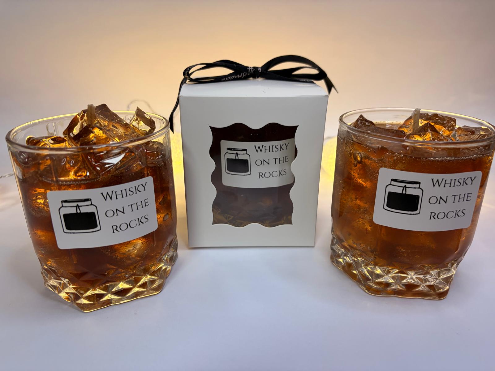 Lumânare Parfumată artizanală „Whisky on the Rocks” - imagine galerie