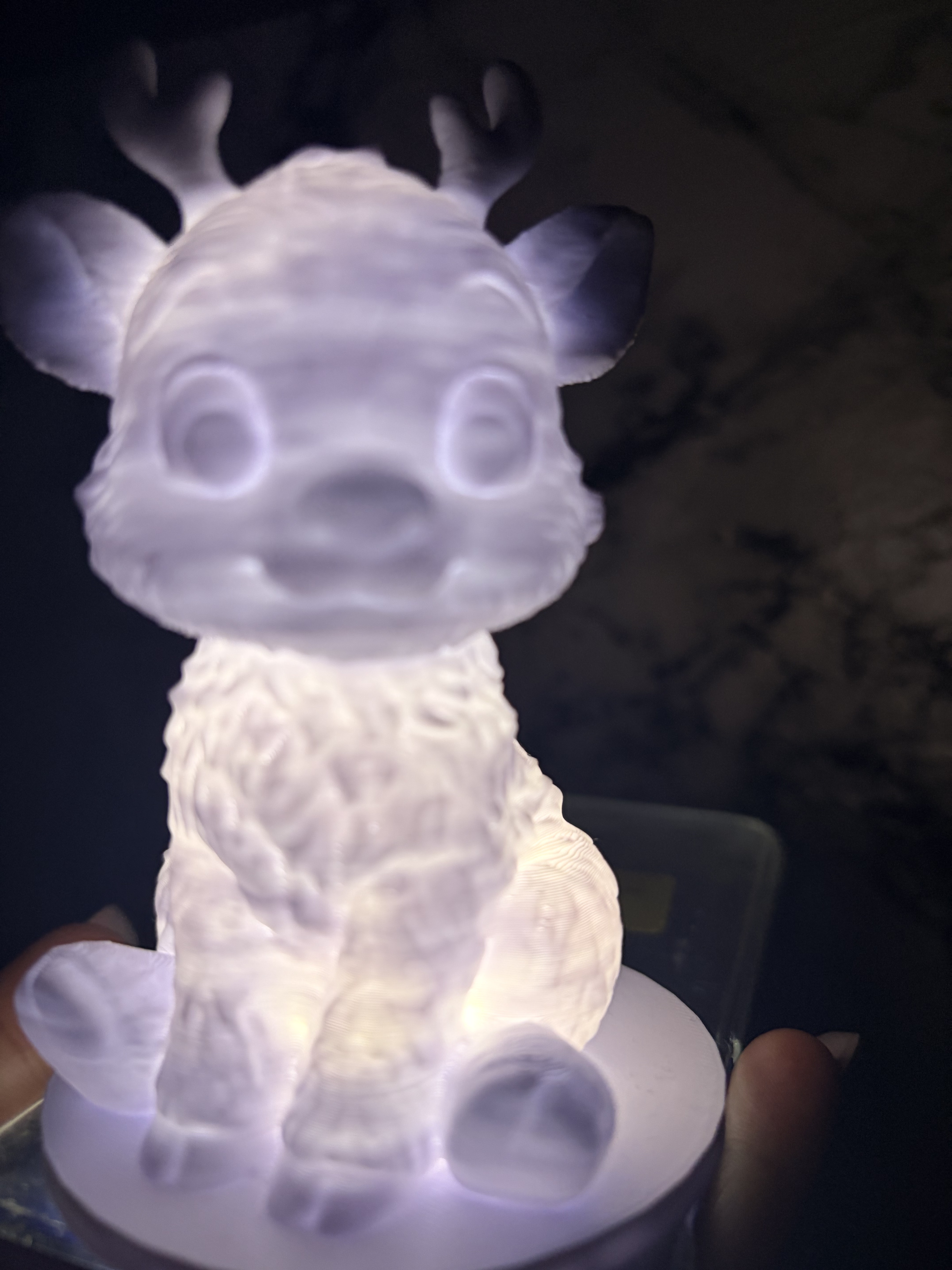 Lampă LED decorativă Ren – Figurină luminoasă 3D